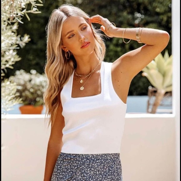 White Tank Top - Picture 4 of 10